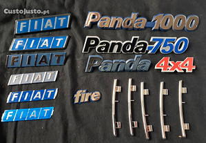 PANDA Fiat emblemas logos simbolos legendas novos