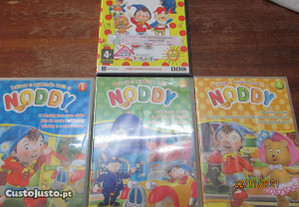 3 dvd's e 1 cd rom do Noddy