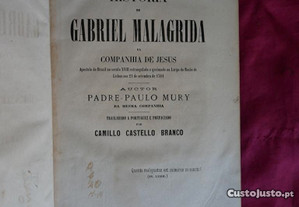 História de Gabriel Malagrida da Companhia de Jesus. 1875