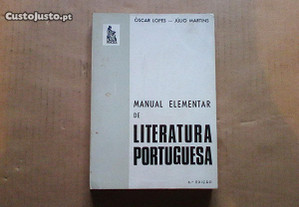 Manual Elementar de Literatura Portuguesa