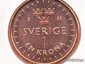 Suécia - 1 Krona 2016 - soberba