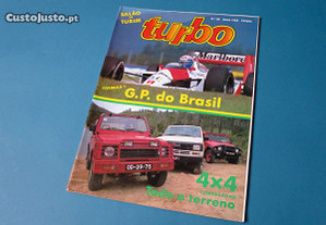 Revista Turbo jipe UMM 4x4 Alter na capa e comparativo Nissan Patrol Santana SJ