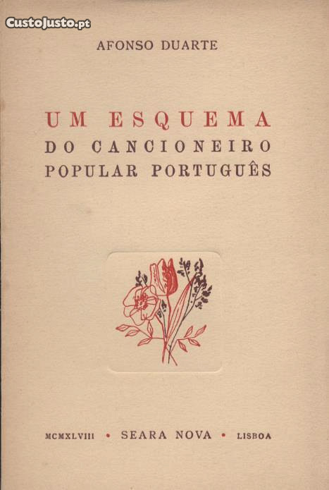 Um Esquema do Cancioneiro Popular Português