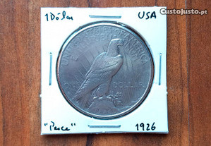 Moeda 1 "Peace" Dólar 1926 USA