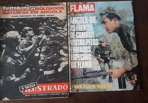 Revistas Flama Século Ilustrado Angola guerra