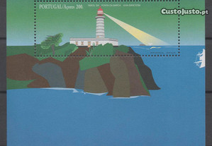 Bloco 168. 1996 / Faróis dos Açores. Novo.