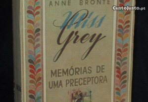 Livro Miss Grey Anne Brontë Biblioteca das Raparigas