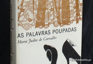 Livro As Palavras Poupadas Maria Judite de Carvalho