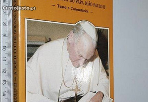 A solicitude social da igreja - João Paulo II