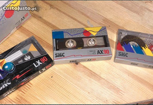 K7 Cassetes áudio SKC - NOVAS e Seladas