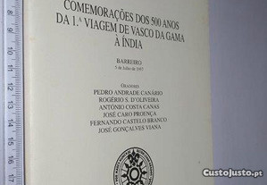 Comemorações dos 500 anos da 1.a viagem de Vasco da Gama à Índia - Pedro Andrade Canário
