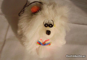 Cãozinho de Peluche, branco, muito fofinho!