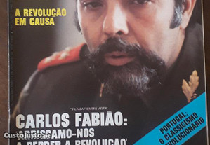 Revista Flama 1443 Carlos Fabião Outubro 1975