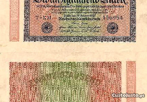 Alemanha(Rep.Weimar)-Nota de 20.000 Mark 1923-mbc+