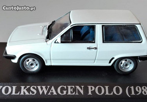 * Miniatura 1:43 Volkswagen Polo (1980) Colecção Queridos Carros | Matricula Portuguesa