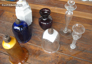 Campanulas casticais jarro pote jarra vidro como novos