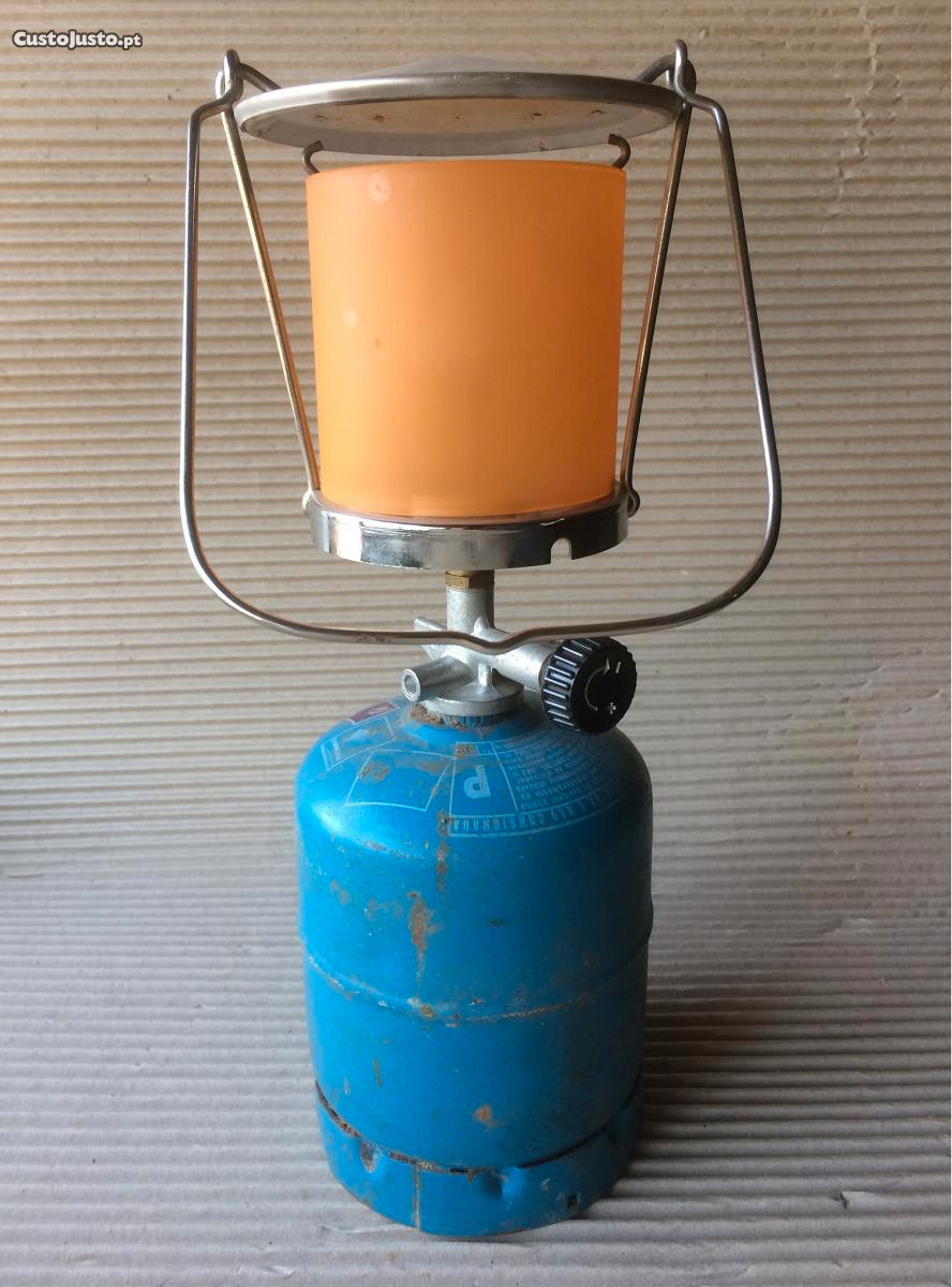 Lanterna Campingaz+garrafa recarregável(vazia)