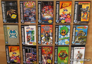 Sega Saturn: cerca de 60 jogos com caixa