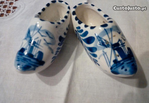 Sapatos holandeses de cerâmica