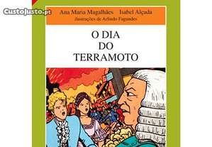 Livro O Dia do Terramoto de Isabel Alçada Ana Maria Magalhães recomendado pelo PNL