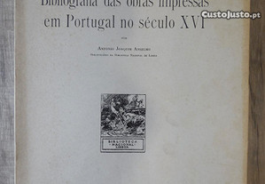 Livro Bibliografia das obras impressas em Portugal no século XVI