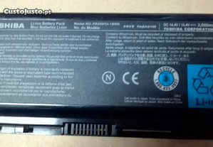 Bateria para portátil toschiba, original impecável