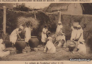 Missão Franciscana - Madagascar - Bilhete Postal