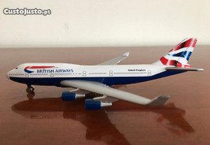 Avião da British Airways - Boeing 747