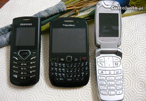 Telemóveis BlackBerry/Sagem/Samsung - Avariados