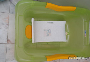 Banheira em plastico - oferta suporte para bebe