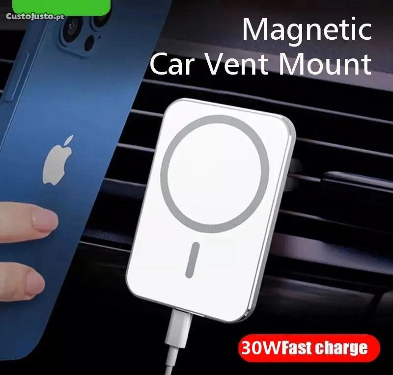 Suporte Magnético Para Carro / Automóvel Com Magsafe Para Iphone