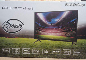 Tv LED 32" HD USB PVR c/ Sintonizador TDT - eSmart