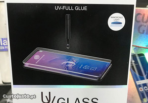 Película de vidro temperado curva UV Samsung S10