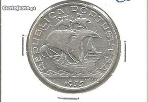 Espadim - Moeda de 10$00 de 1955 - Prata