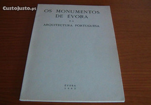 Os Monumentos de Évora e a Arquitectura Portuguesa
