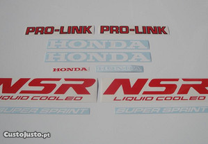 Honda NSR 50 75 e 80 stickers Autocolantes