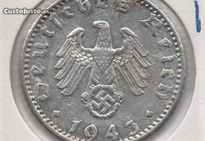 Alemanha (3º Reich) - 50 Reichspfennig 1943 A