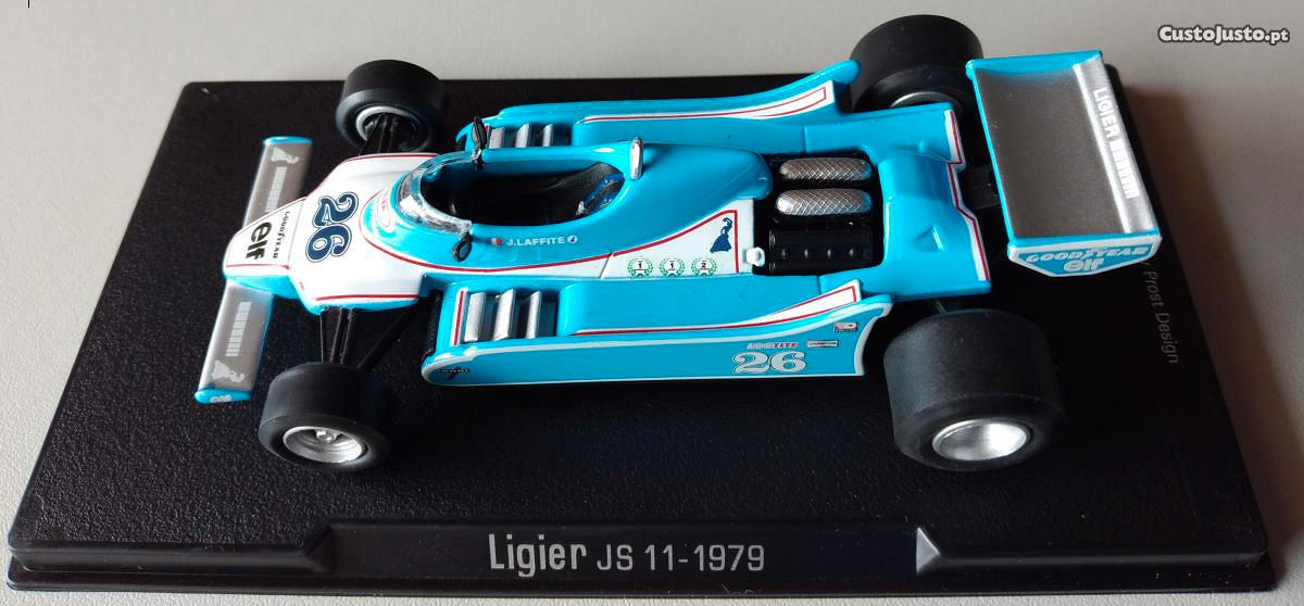 Miniatura 1:43 Coleção Grand Prix LIGIER JS 11 Jacques Laffite (979)