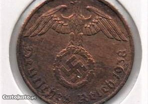 Alemanha (3º Reich) - 2 Reichspfennig 1938 J-bela