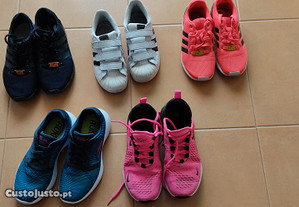 Sapatilhas Adidas e Nike originais menina 35