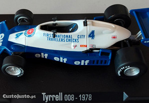 * Miniatura 1:43 Coleção Grand Prix TYRRELL 008 (1978) | Mitos da Formula 1