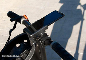 Suporte de Bicicleta ou Trotinete Giratório para Smartphone Preto