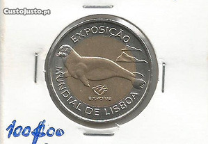 Espadim - Moeda de 100$00 de 1997 - Expo 98