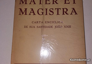 Livro Mater et Magistra Carta Encíclica João XXIII