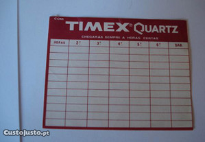 Autocolante-Timex Quartz