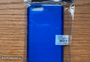 Capa de silicone azul para Huawei Y6 (2018)