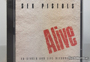 CD Duplo Sex Pistols Alive 1995 Novo e Selado