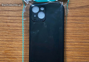Capa de silicone com protecção de câmara traseira para iPhone 13