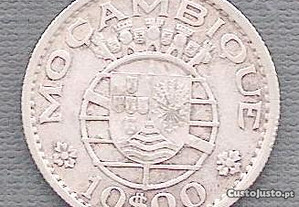 Moçambique - Moeda 10$00 Escudos 1955