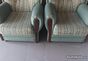 Terno - Conjunto de 3 sofás - Usados